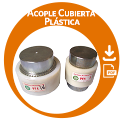 Acople cubierta plástica